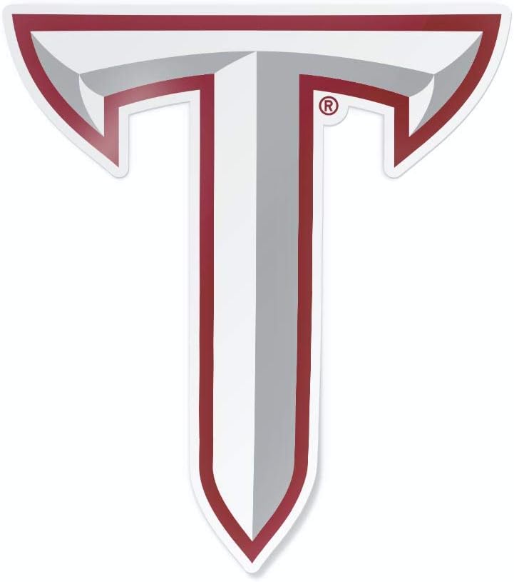 Nudge Printing Collegiate NCAA Car Decal Made from Premium Weatherproof Vinyl (Troy University) - Image 1